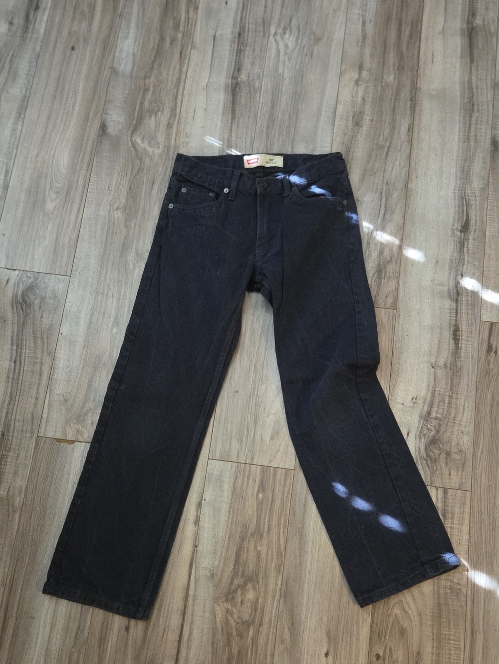 Levi's Men's Black Relaxed Straight Jeans